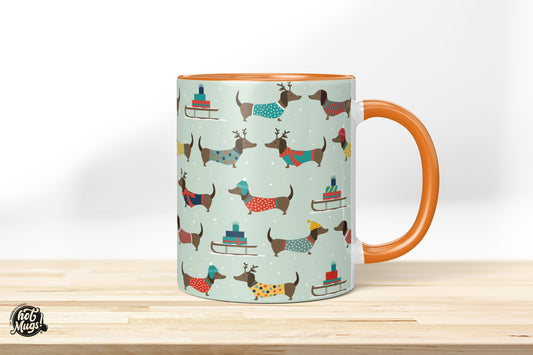 Weihnachtsdackel - Die Tassendruckerei - Hotmugs.de