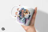 Beagle - Wasserfarben-Stil - Die Tassendruckerei - Hotmugs.de