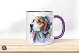 Beagle - Wasserfarben-Stil - Die Tassendruckerei - Hotmugs.de