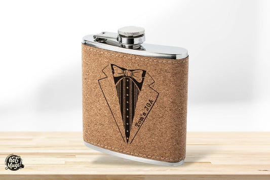 Flachmann mit Kork » Dein Design! - Die Tassendruckerei - Hotmugs.de