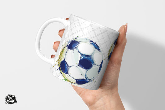 Fußball Aquarell - Die Tassendruckerei - Hotmugs.de