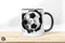 Fußball-Scribble - Die Tassendruckerei - Hotmugs.de