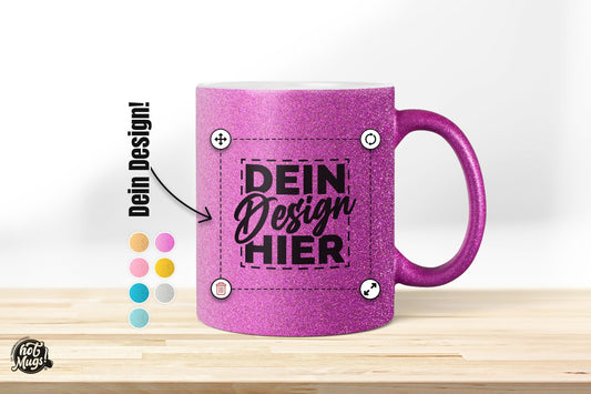 Glitzertasse » Dein Design! - Die Tassendruckerei - Hotmugs.de
