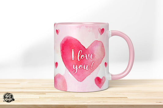 I love you - Watercolor - Die Tassendruckerei - Hotmugs.de