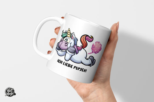 Ich liebe Pupsen! - Die Tassendruckerei - Hotmugs.de
