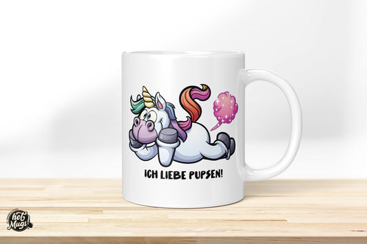 Ich liebe Pupsen! - Die Tassendruckerei - Hotmugs.de