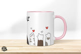 Katzenpfoten mit Herzen - Die Tassendruckerei - Hotmugs.de