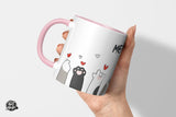 Katzenpfoten mit Herzen - Die Tassendruckerei - Hotmugs.de