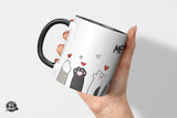 Katzenpfoten mit Herzen - Die Tassendruckerei - Hotmugs.de