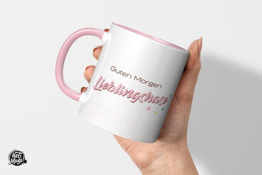 Lieblingshase - Regenbogen - Die Tassendruckerei - Hotmugs.de