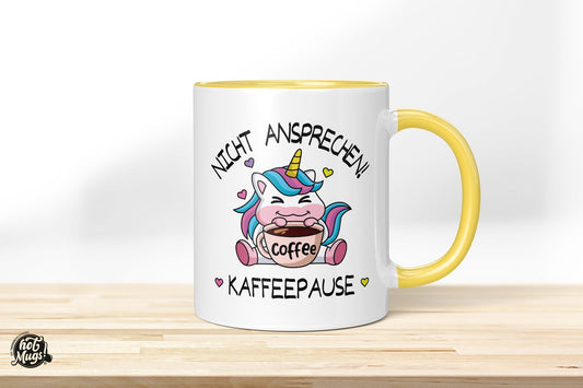Nicht ansprechen Kaffeepause - Die Tassendruckerei - Hotmugs.de