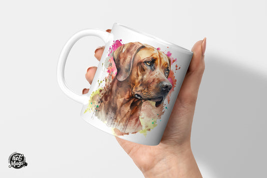Rhodesian Ridgeback - Wasserfarben-Stil - Die Tassendruckerei - Hotmugs.de