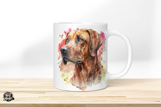 Rhodesian Ridgeback - Wasserfarben-Stil - Die Tassendruckerei - Hotmugs.de
