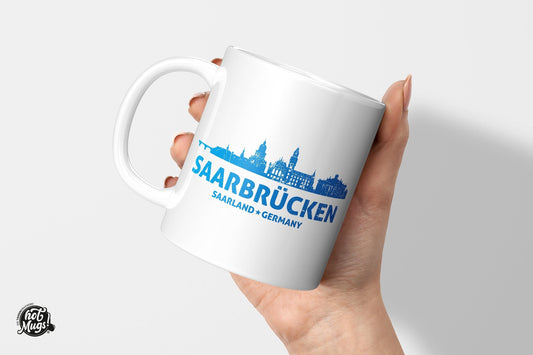 Saarbrücken-Skyline - Die Tassendruckerei - Hotmugs.de