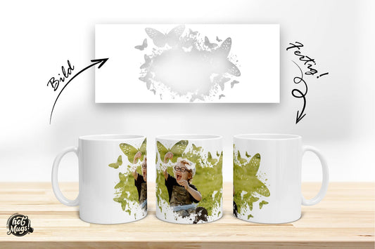 Schmetterlinge - Fototasse - Die Tassendruckerei - Hotmugs.de