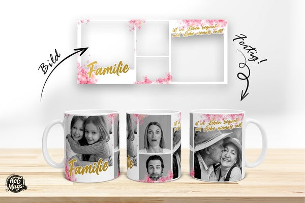Tasse mit Foto-Collage für Familie, Freunde & mehr - Jetzt selbst gestalten!