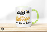 Glück ist, einen Kollegen wie dich zu haben! - Die Tassendruckerei - Hotmugs.de