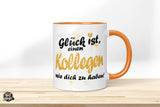 Glück ist, einen Kollegen wie dich zu haben! - Die Tassendruckerei - Hotmugs.de