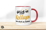 Glück ist, einen Kollegen wie dich zu haben! - Die Tassendruckerei - Hotmugs.de