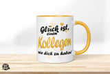 Glück ist, einen Kollegen wie dich zu haben! - Die Tassendruckerei - Hotmugs.de