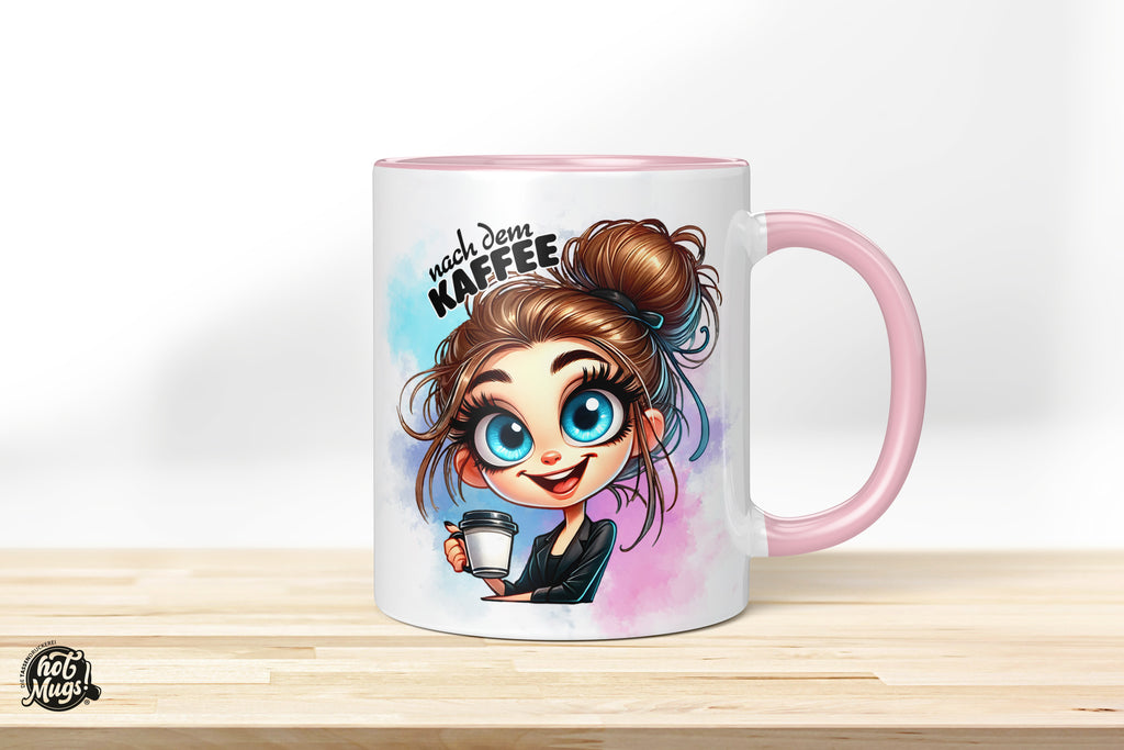 Vor / Nach dem Kaffee – Frau - Die Tassendruckerei - Hotmugs.de