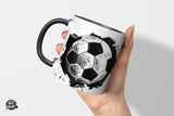 Fußball-Scribble - Die Tassendruckerei - Hotmugs.de