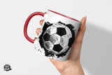 Fußball-Scribble - Die Tassendruckerei - Hotmugs.de