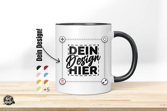 Keramiktasse (2-farbig) » Dein Design! - Die Tassendruckerei - Hotmugs.de